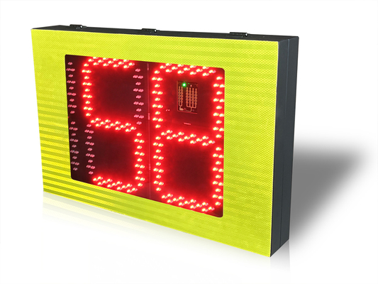 Iron Material Solar Traffic Speed Sign With Red Green Color Display