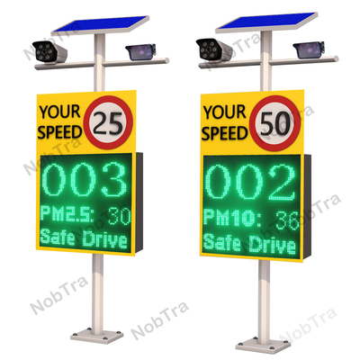High Sensitivity Radar Detection Road Safety Led Radar Sign Speed With Digital Display