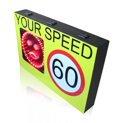 Road Safety Equipment 2 Digit Solar Traffic Speed Sign For Highway