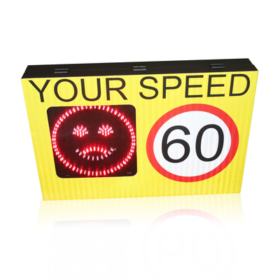 Road Safety Equipment 2 Digit Solar Traffic Speed Sign For Highway