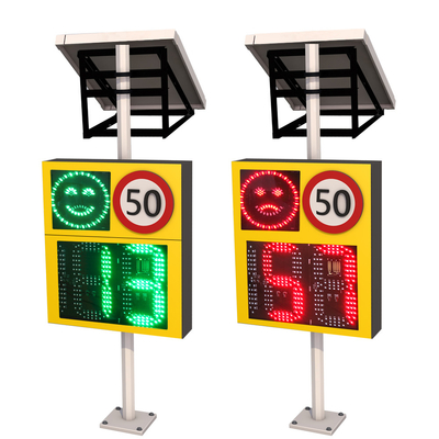 Radar Detection Smile Face Feedback Speed Three Digit Solar Sign