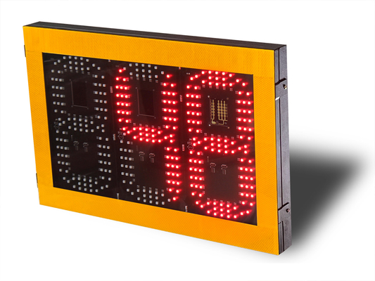 3 Digit Radar Speed Sign Costs With Red Green Color For Junction