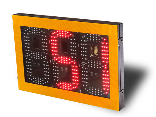 3 Digit Radar Speed Sign Costs With Red Green Color For Junction