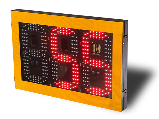 Three Digit IP54 Waterproof Traffic Sign with 200 Meters Radar Detection