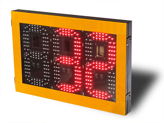 Visibility Digital Speed Limit Traffic Signs Easy To Install With Mounting Brackets