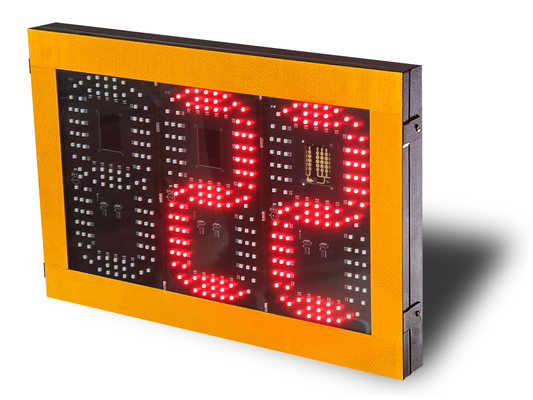 Built-In Radar Detection Speed Three Digit Two Color Display Screen