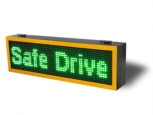 School Area Used Warning Radar Traffic Speed Sign With External Radar Module