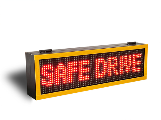 Solar Built In Radar Three Digital Display With One Line Display Beacon System