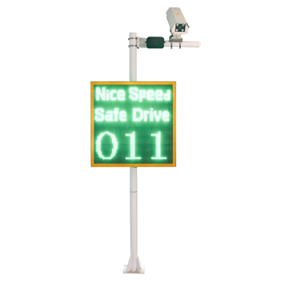 100 Watts Aluminum Alloy Traffic LPR Captures Vehicles Radar Detect Speed Sign With Ce IP54