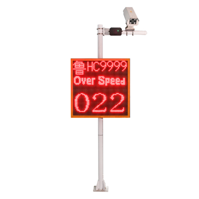 100 Watts Solar Powered Traffic Warning Sign Auto Vehicle Speed Display Phone App Control