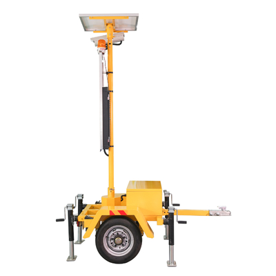 100 Watt Solar Portable Radar Detect Speed 4 Line Display Sign Trailer
