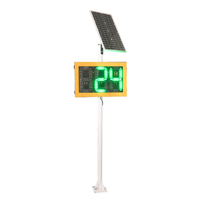 Three Digit IP54 Waterproof Traffic Sign with 200 Meters Radar Detection