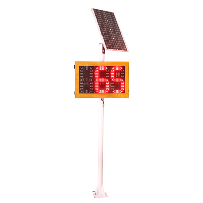 Visibility Digital Speed Limit Traffic Signs Easy To Install With Mounting Brackets