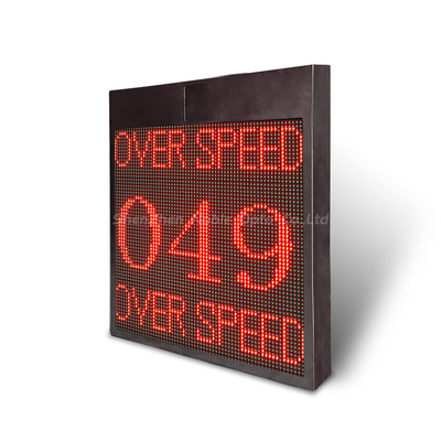 Radar Speed Display Traffic Control Flashing Speed Limit Signs For Construction Section