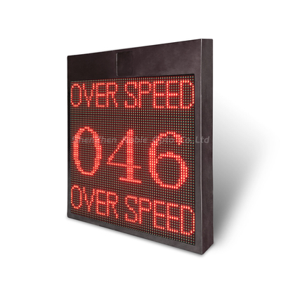 OEM Solar LED Speed  Limited Sign With Traffic Sign Costs