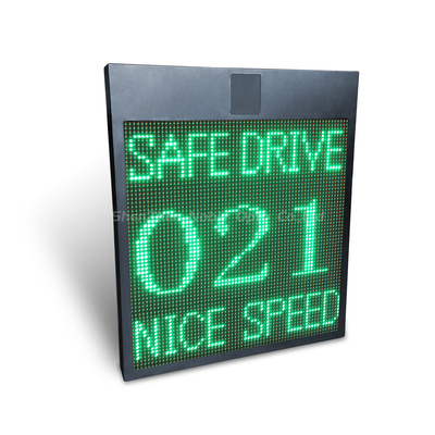 OEM Solar LED Speed  Limited Sign With Traffic Sign Costs