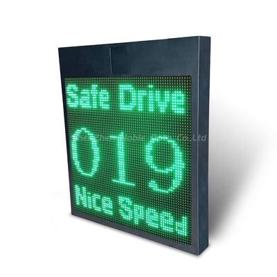 OEM Solar LED Speed  Limited Sign With Traffic Sign Costs