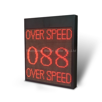 IP54 Weatherproof Solar Or Battery Powered Speed Aware Radar Speed Display Signs