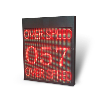 IP54 Solar Powered LED Radar Speed Signs with Phone App Control