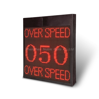 IP54 Solar Powered LED Radar Speed Signs with Phone App Control