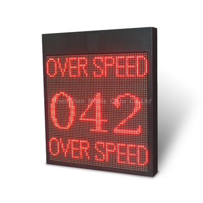 IP54 Solar Powered LED Radar Speed Signs with Phone App Control
