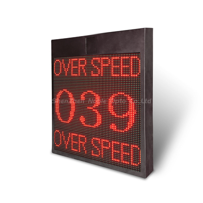IP54 Solar Powered LED Radar Speed Signs with Phone App Control