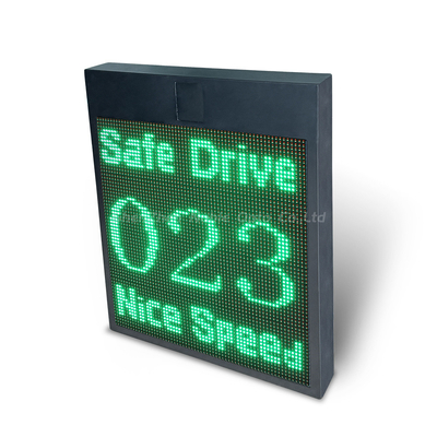 IP54 Weatherproof Solar Or Battery Powered Speed Aware Radar Speed Display Signs