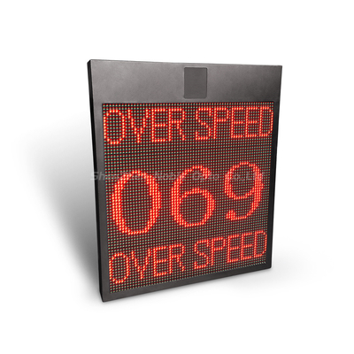 Solar built-in radar 4-Line display speed red and green screen