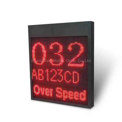 Radar Aware Speed Signs Wireless Connection Customizable Screen Content Speed Beacon System IP54