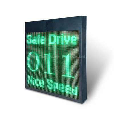 Radar Aware Speed Signs Wireless Connection Customizable Screen Content Speed Beacon System IP54