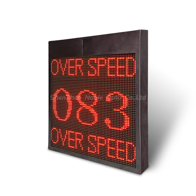 Radar Aware Speed Signs Wireless Connection Customizable Screen Content Speed Beacon System IP54