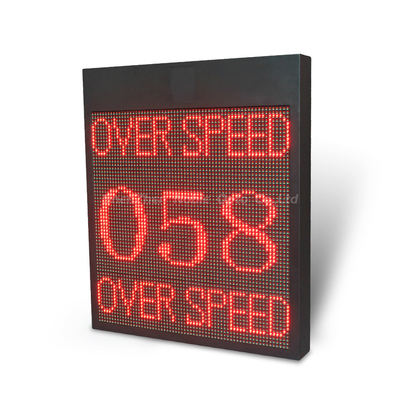 Compact and Precise Vehicle Speed Display Radar Speed Signs for Speeding Control CE FCC Certified
