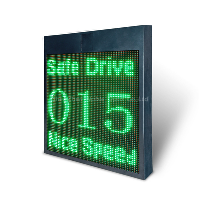 Solar built-in radar 4-Line display speed red and green screen