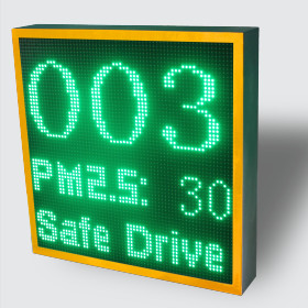 Up To 500 Meters Visibility Solar Powered Aluminum Alloy Speed Limit Sign