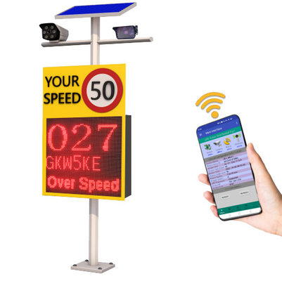 Advanced 2024 LPR Radar Speed Feedback Sign with 24.125GHz Detector