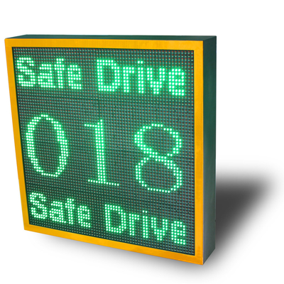 WIFI Connection LPR Traffic Speed Sign With Safe Drive LED Limited Sign
