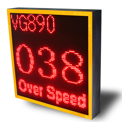Phone APP Control LPR Solar Speed Sign with Up To 1 Year Data Storage