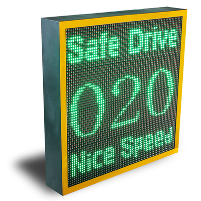 WIFI Connection LPR Traffic Speed Sign With Safe Drive LED Limited Sign