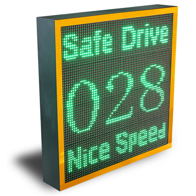 NBP10-L4 LED Solar Powered Speed Display Sign Aluminum Alloy 140 Degree Viewable With APP