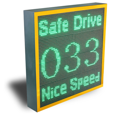 Phone APP Control LPR Solar Speed Sign with Up To 1 Year Data Storage