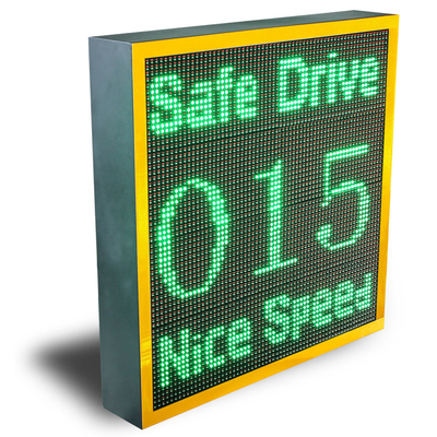 Phone APP Control LPR Solar Speed Sign with Up To 1 Year Data Storage