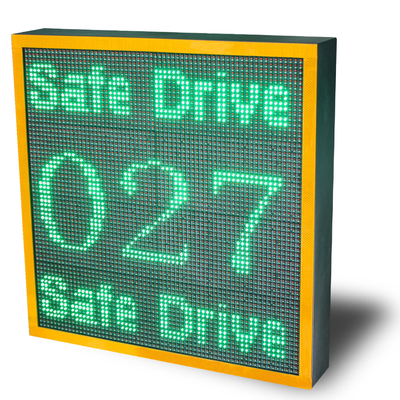 NBP10-L4 LED Solar Powered Speed Display Sign Aluminum Alloy 140 Degree Viewable With APP