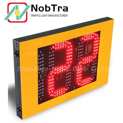 Clear LPR Screen LED Radar Speed Notification Sign with 24.125 GHz Radar