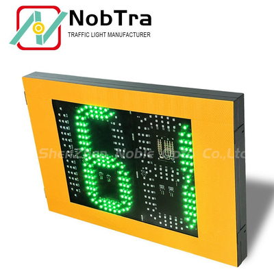 Clear LPR Screen LED Radar Speed Notification Sign with 24.125 GHz Radar