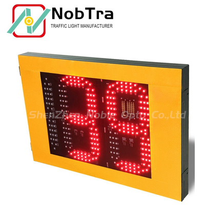 Clear LPR Screen LED Radar Speed Notification Sign with 24.125 GHz Radar