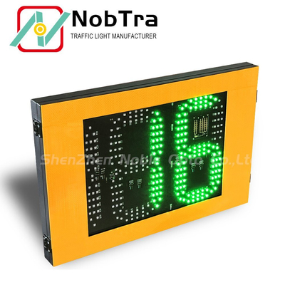 Red And Green Solar Powered Speed Radar Traffic Signs 2 And Half Digit Display