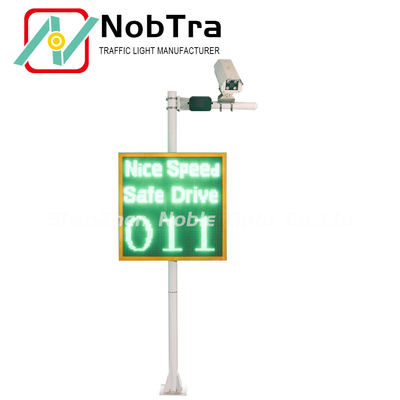 Solar Advanced Vehicle speed display with High Accuracy Lpr Sign Red And Green