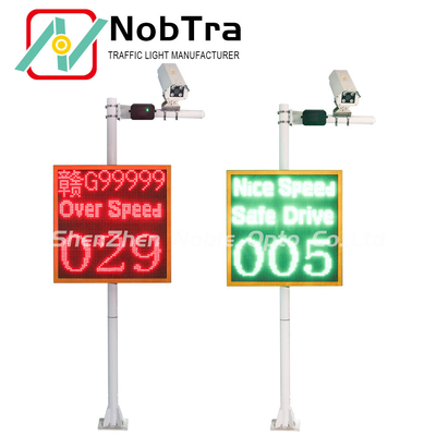Advance Design Solar Speed Limit Sign With LPR Camera