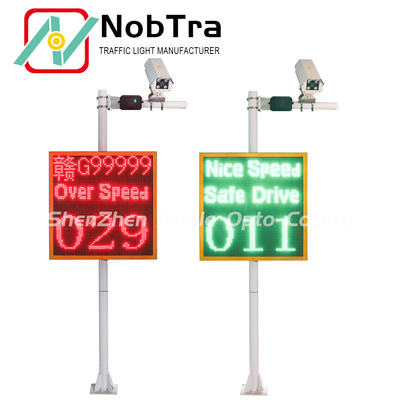 Advance Design Solar Speed Limit Sign With LPR Camera