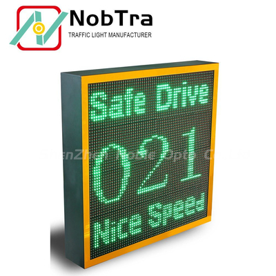 IP54 Certified NBP10-L4 Solar LPR Speed Sign with Remote Phone APP Control